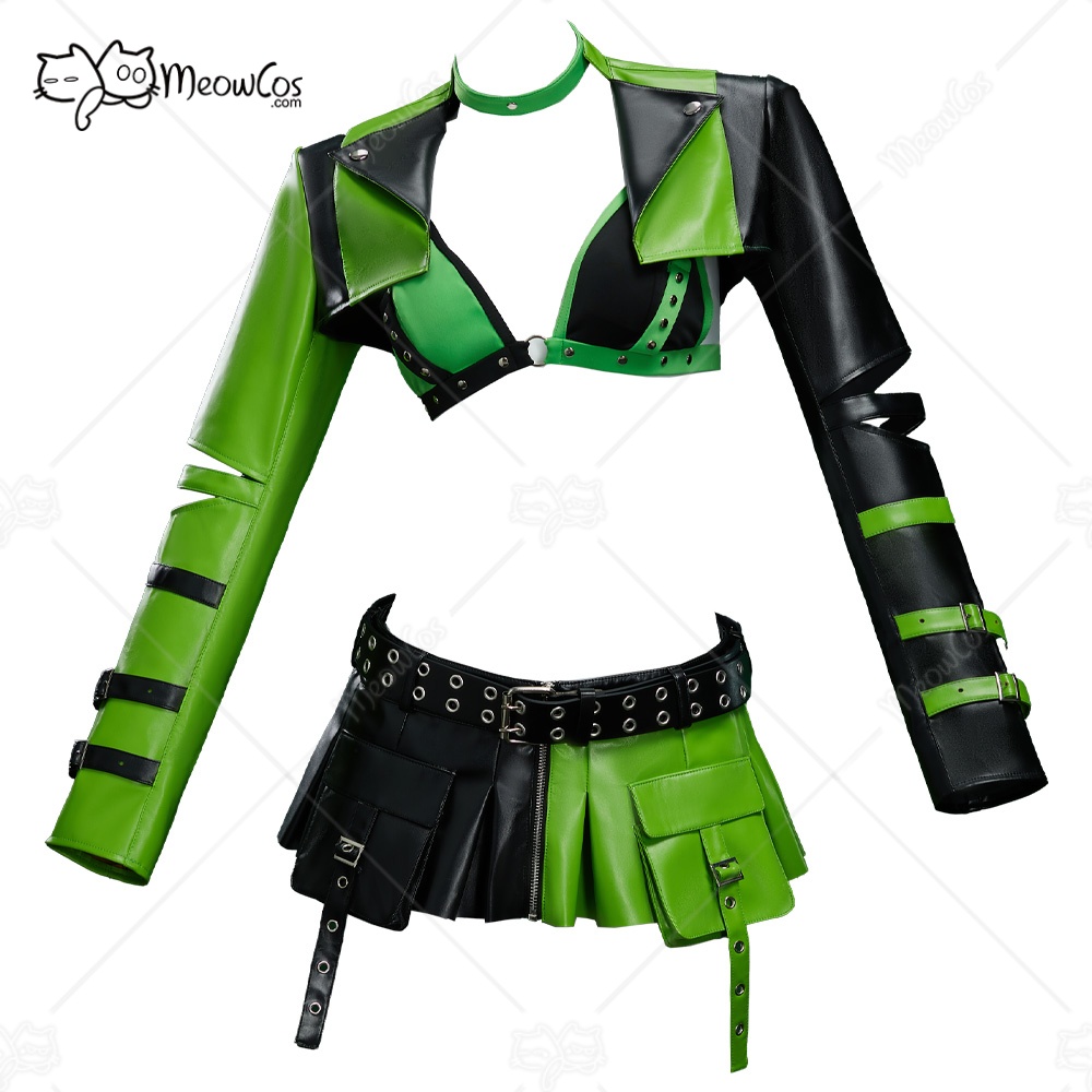 Anime Cosplay Com - طقم تنورة وسترة أنمي نسائية من
