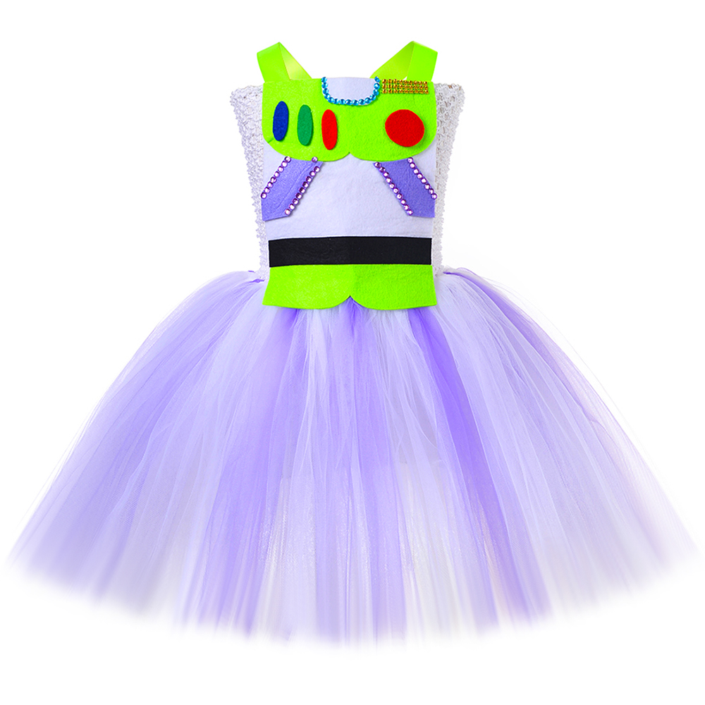 أزياء الفتيات Buzz Lightyear ل - مراجعة Anime Cosplay Toddler وسعره