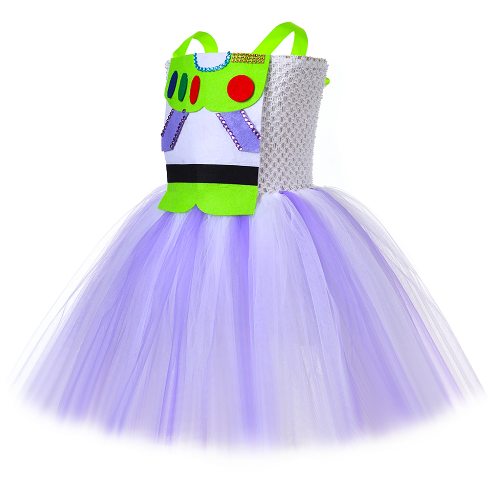 أزياء الفتيات Buzz Lightyear ل - مراجعة Anime Cosplay Toddler وسعره