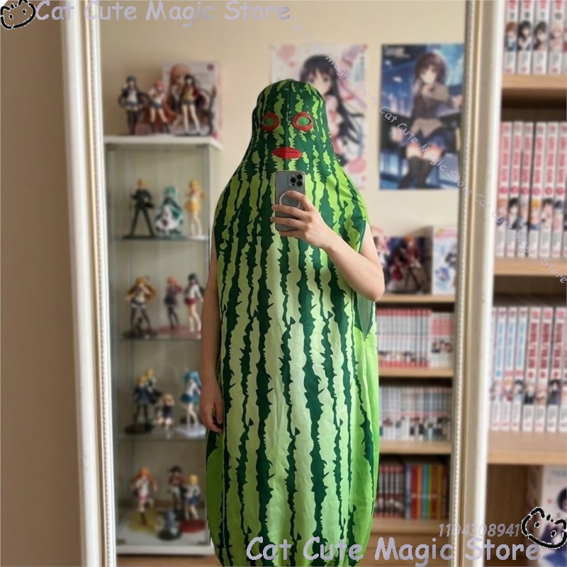 زي تنكري على شكل بطيخ، بدلة طو - مراجعة Anime Cosplay Tiktok وسعره