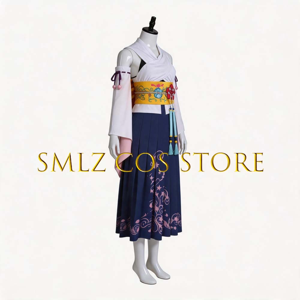 زي تنكري نسائي Smlz FFX يونا م - مراجعة Anime Cosplay Dresses وسعره