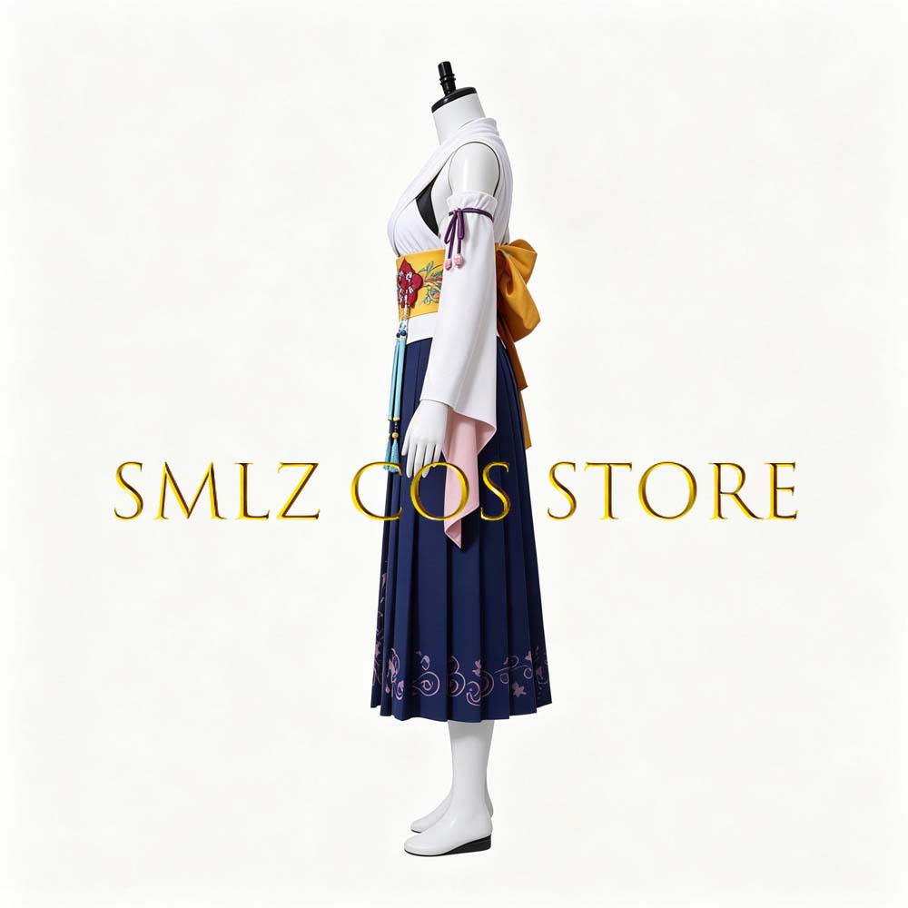 زي تنكري نسائي Smlz FFX يونا م - مراجعة Anime Cosplay Dresses وسعره