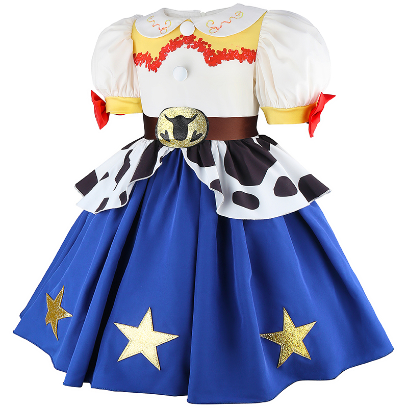 فستان جديد للبنات بنقشة بقرة 2 - مراجعة Anime Cosplay Toddler وسعره